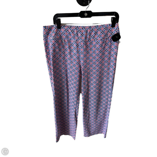 Pants Wide Leg By J Mclaughlin In Blue & Red & White, Size: 12