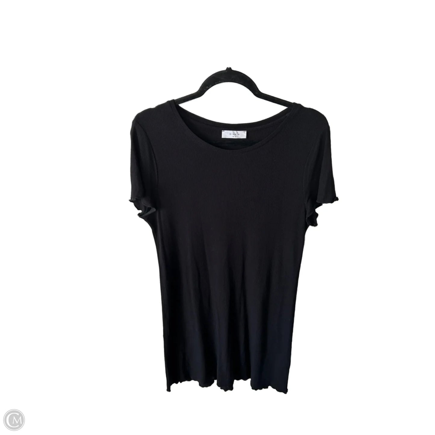 Tunic Short Sleeve By Elodie In Black, Size: Xl