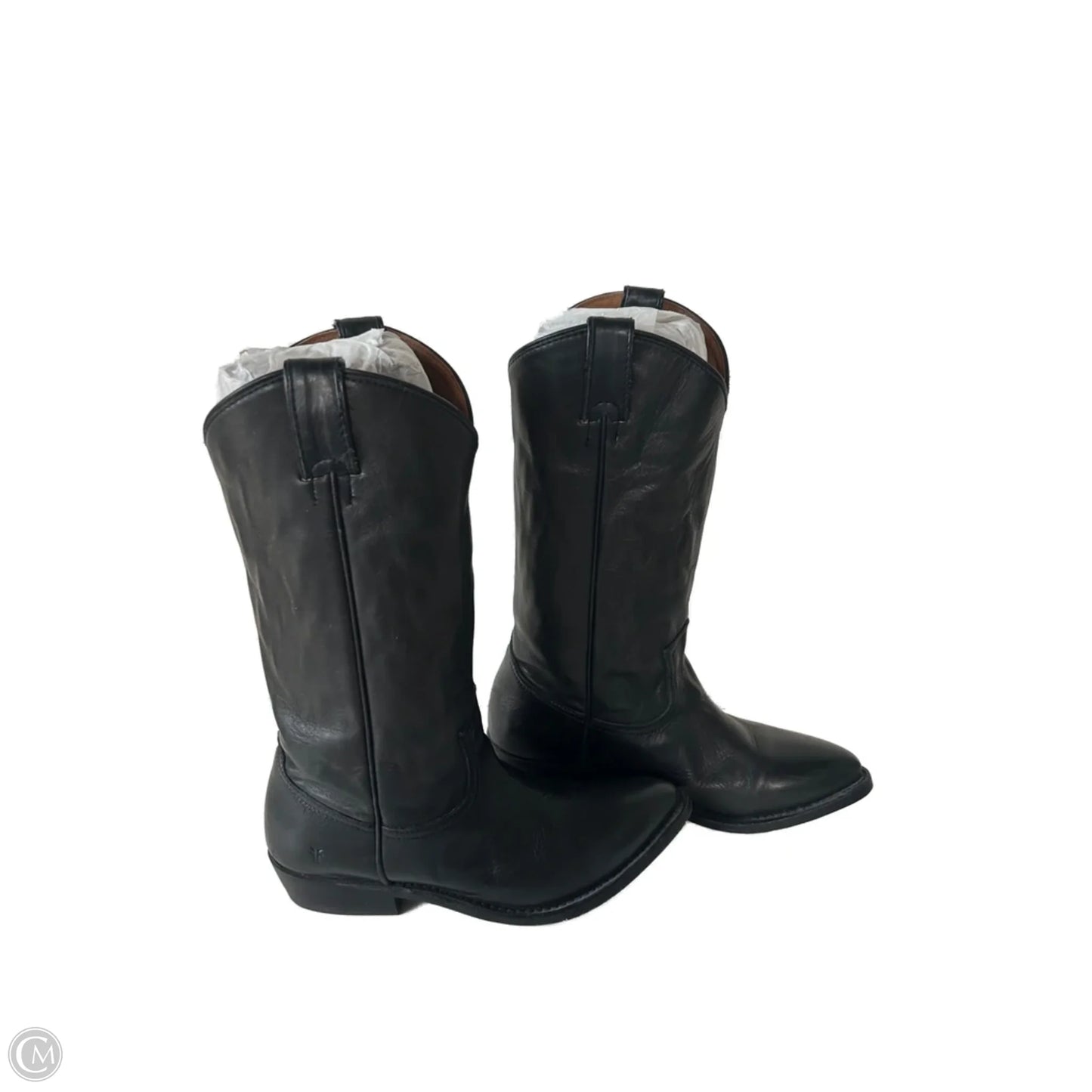 Boots Designer By Frye In Black, Size: 8.5