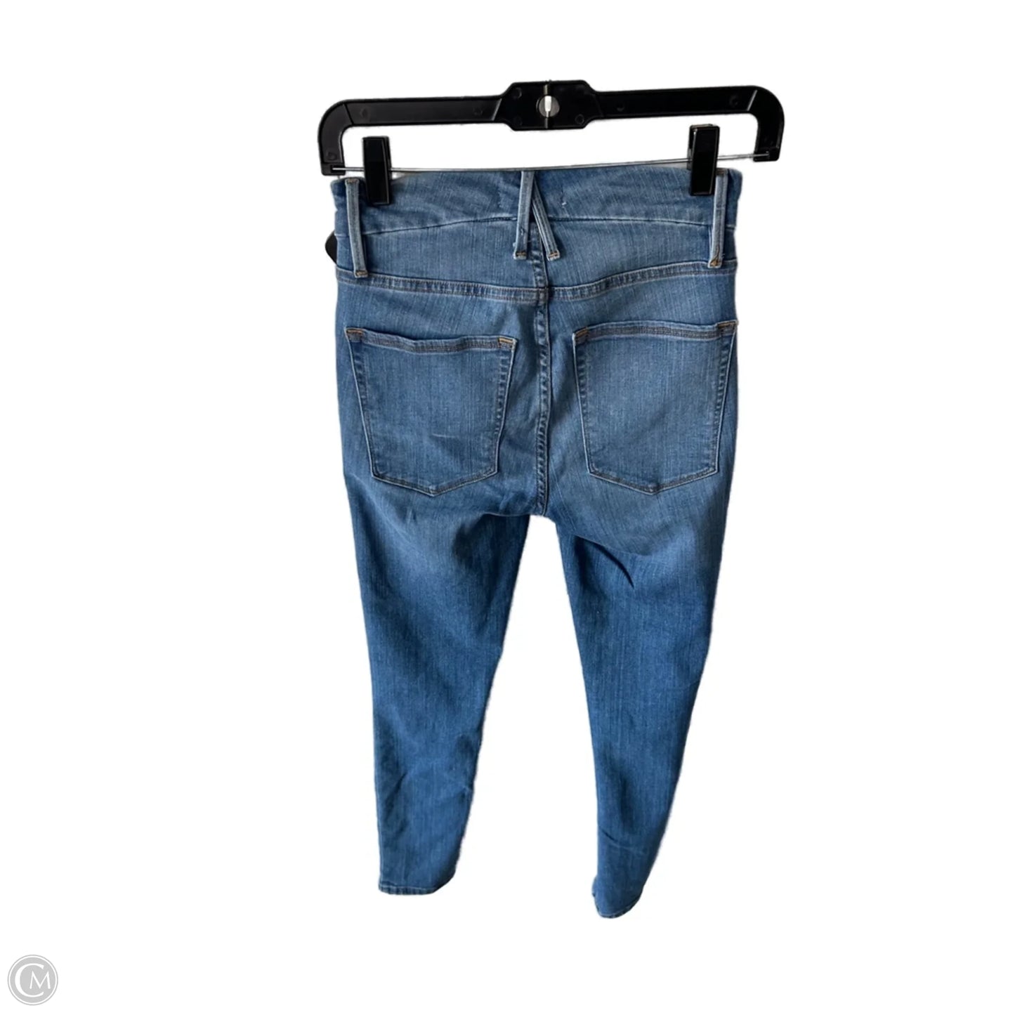 Jeans Skinny By Good American In Blue Denim, Size: 0