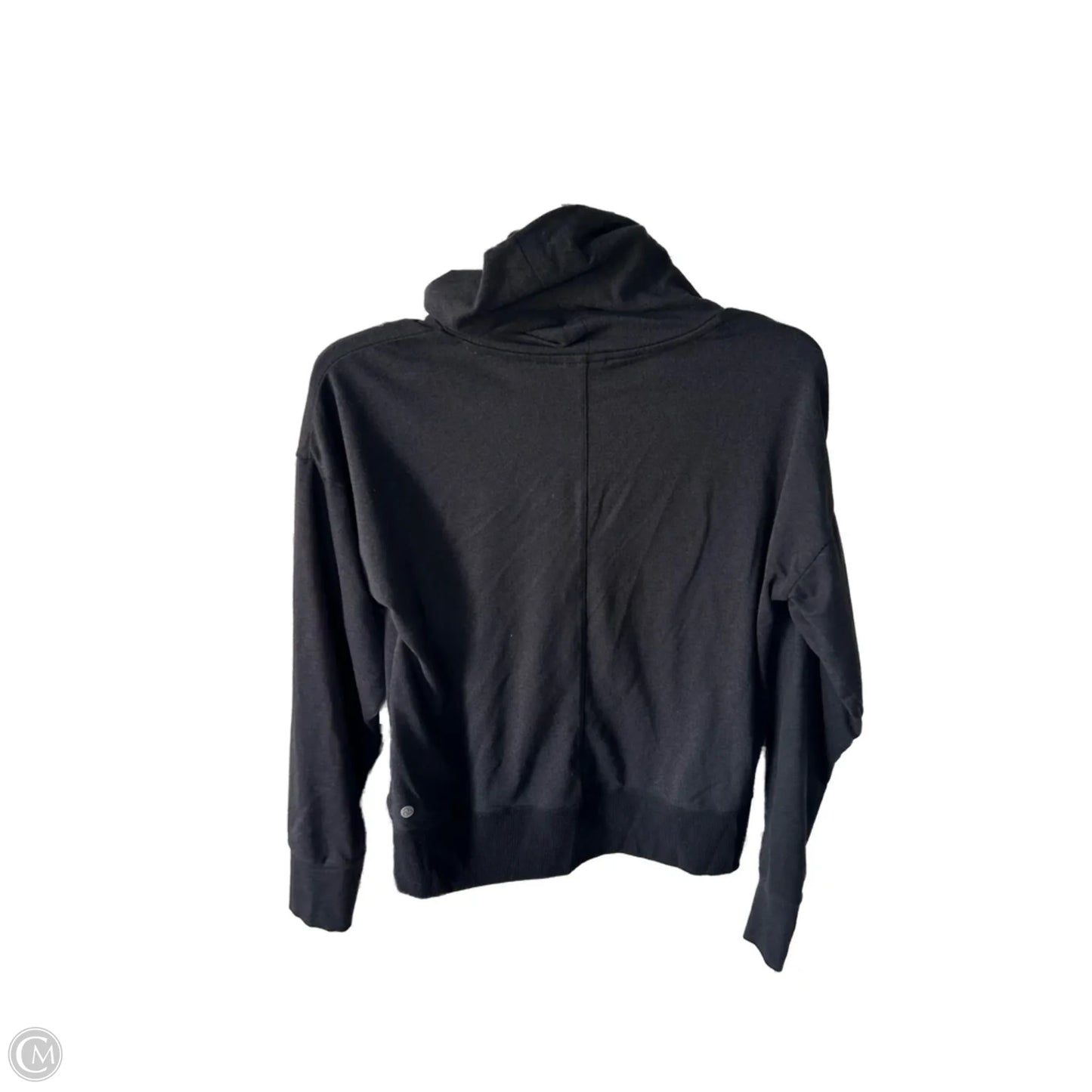 Athletic Top Long Sleeve Collar By Zella In Black, Size: Xs