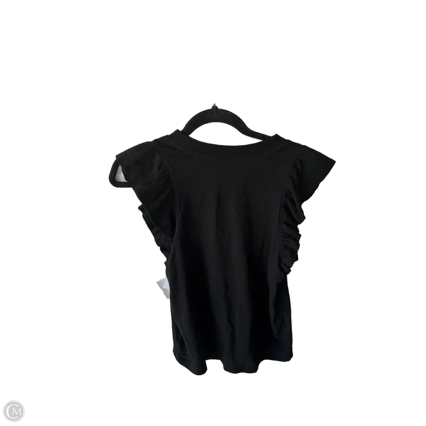 Top Short Sleeve Basic By Banana Republic In Black, Size: Xs