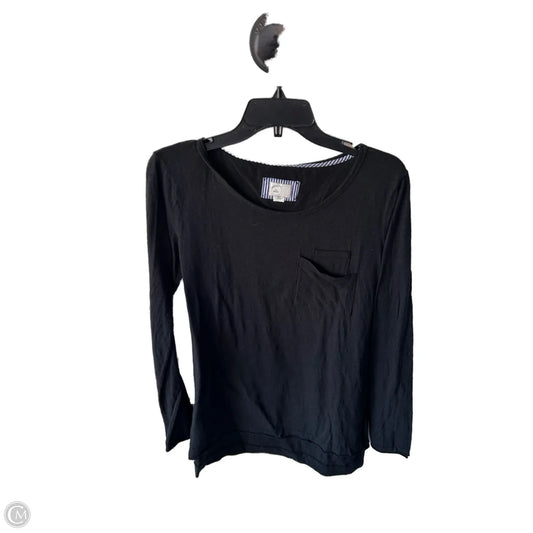Top Long Sleeve Basic By Anthropologie In Black, Size: M