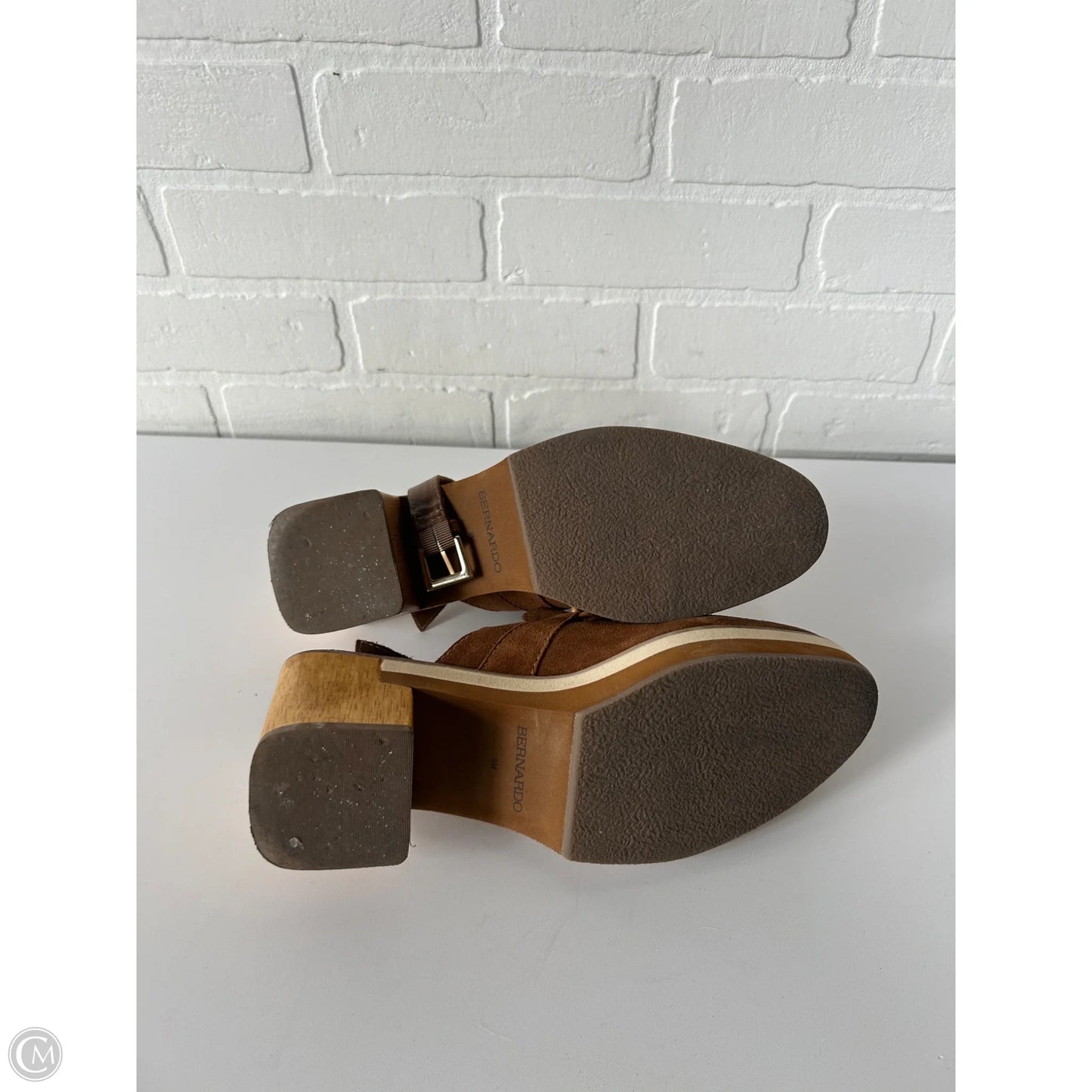Shoes Heels Block By Bernardo In Brown, Size: 9