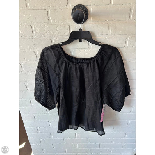 Top Short Sleeve By J. Crew In Black, Size: L