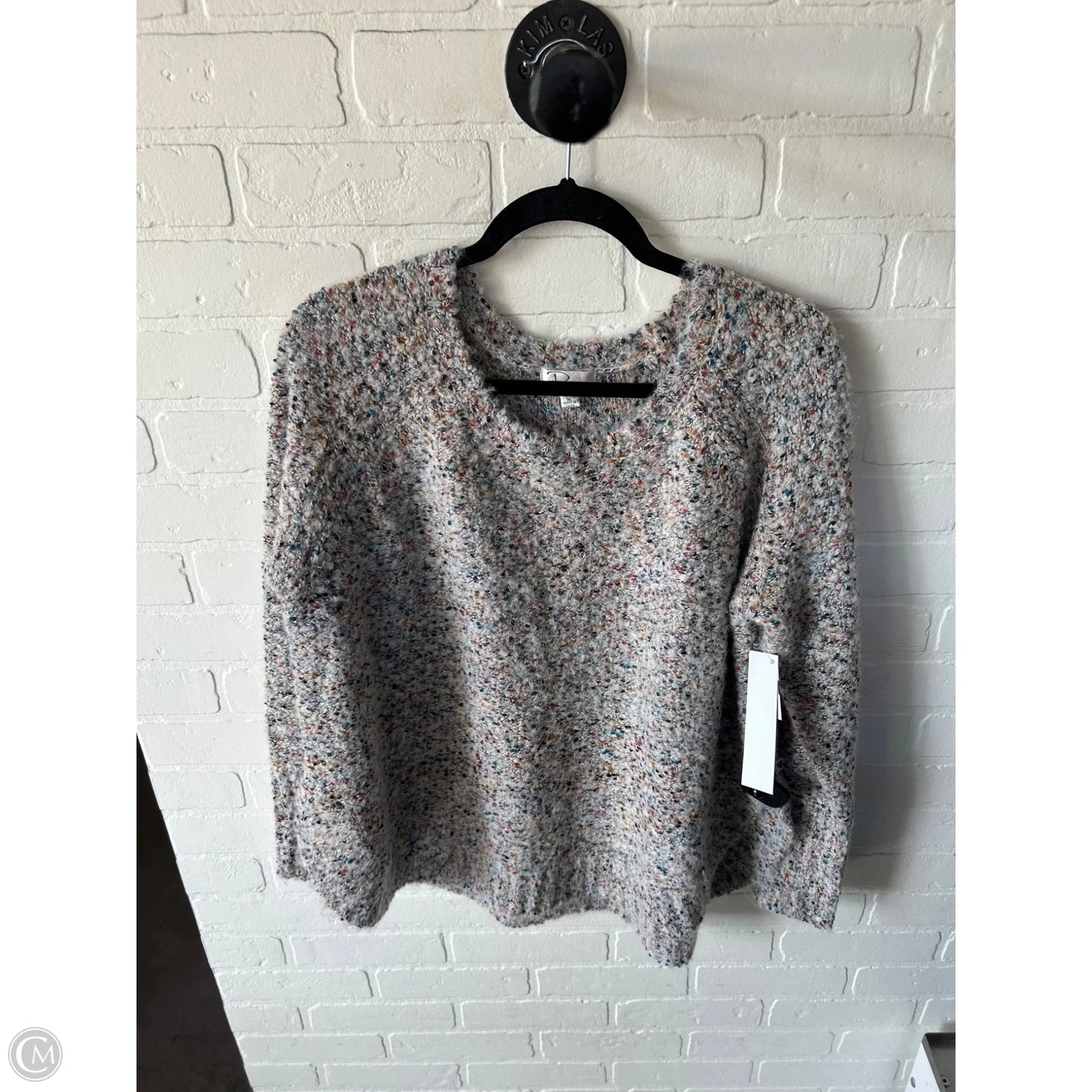 Sweater By Clothes Mentor In Grey, Size: Xl