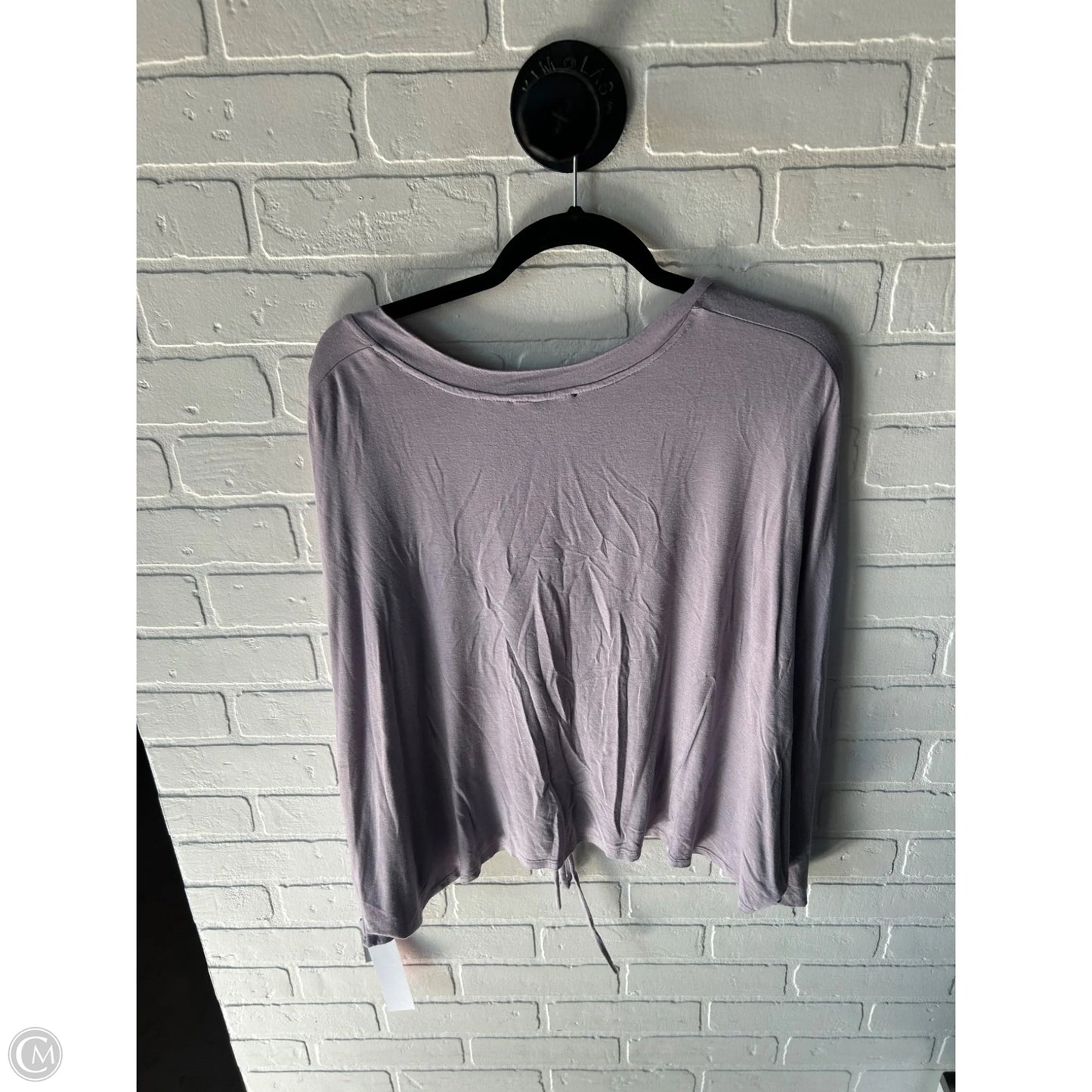 Top Long Sleeve By Paraphrase In Purple, Size: M