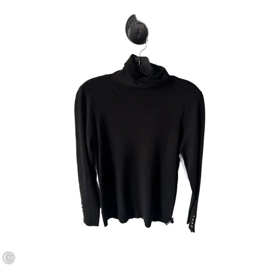 Sweater By Chicos In Black, Size: M
