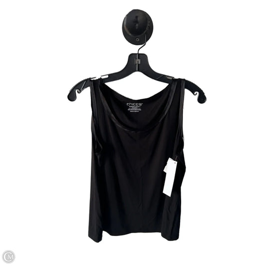 Top Sleeveless Basic By Chicos In Black, Size: M
