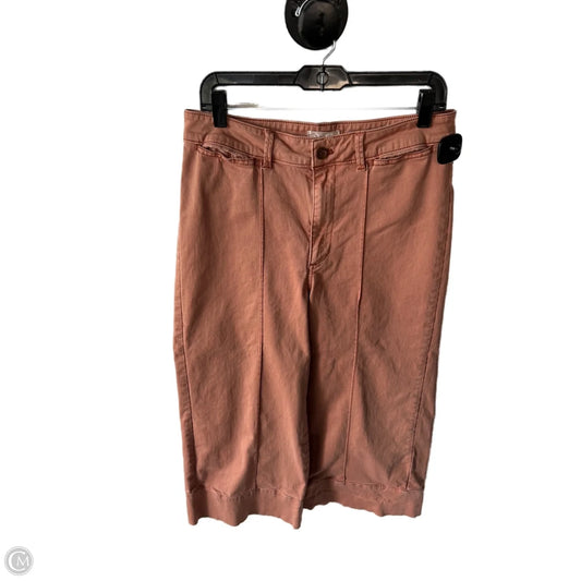 Pants Cropped By Anthropologie In Tan, Size: 10