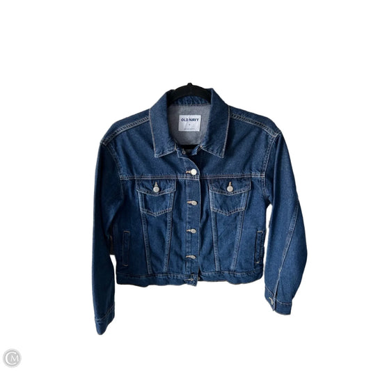 Jacket Denim By Old Navy In Blue Denim, Size: S