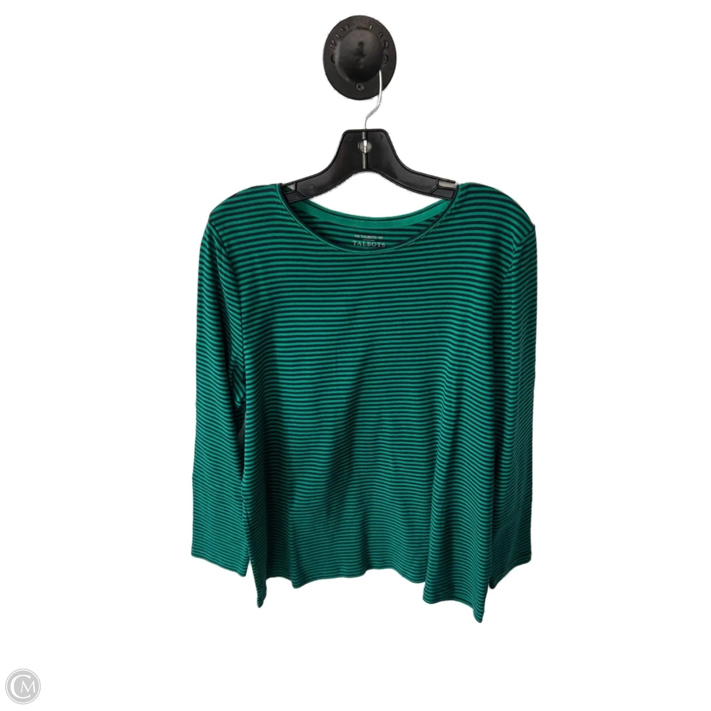 Top Long Sleeve Basic By Talbots In Blue & Green, Size: 20