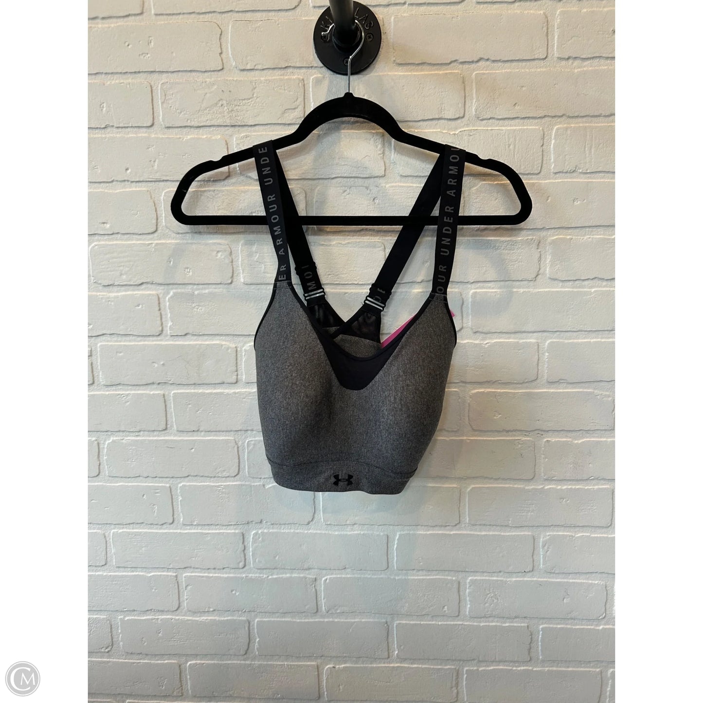 Athletic Bra By Under Armour In Grey, Size: L