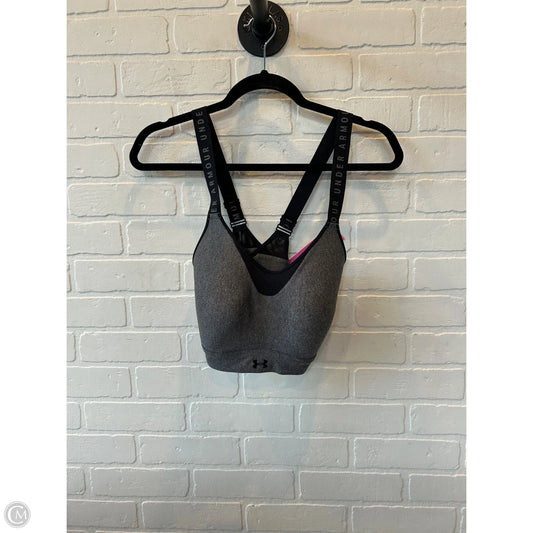 Athletic Bra By Under Armour In Grey, Size: L