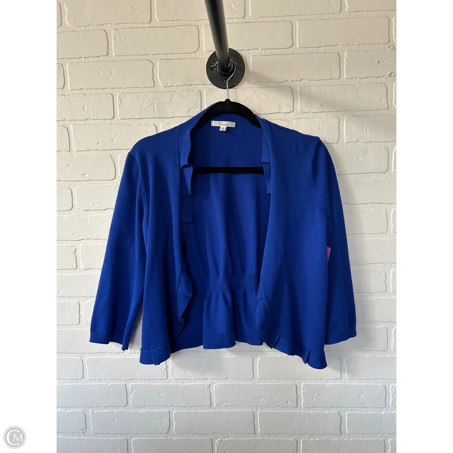 Sweater Cardigan By 89th And Madison In Blue, Size: M