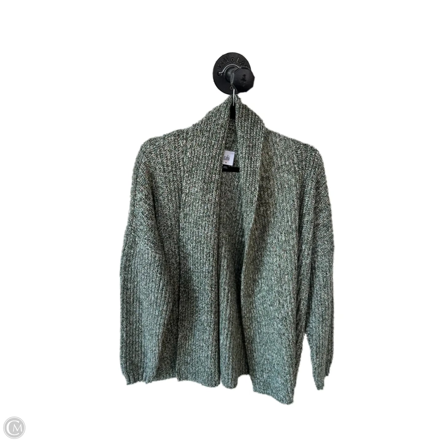 Sweater Cardigan By Cabi In Green, Size: M