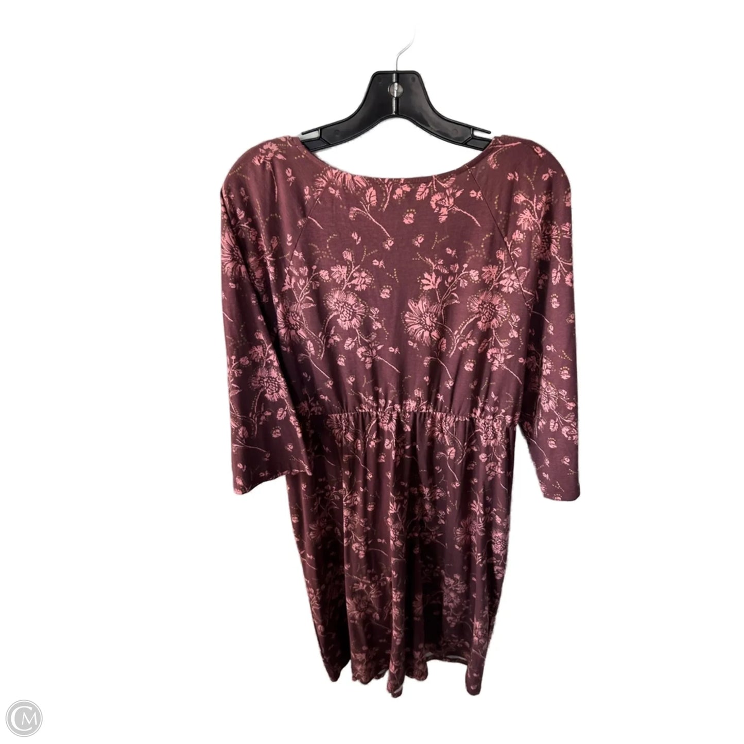 Dress Casual Short By Synergy In Maroon, Size: L