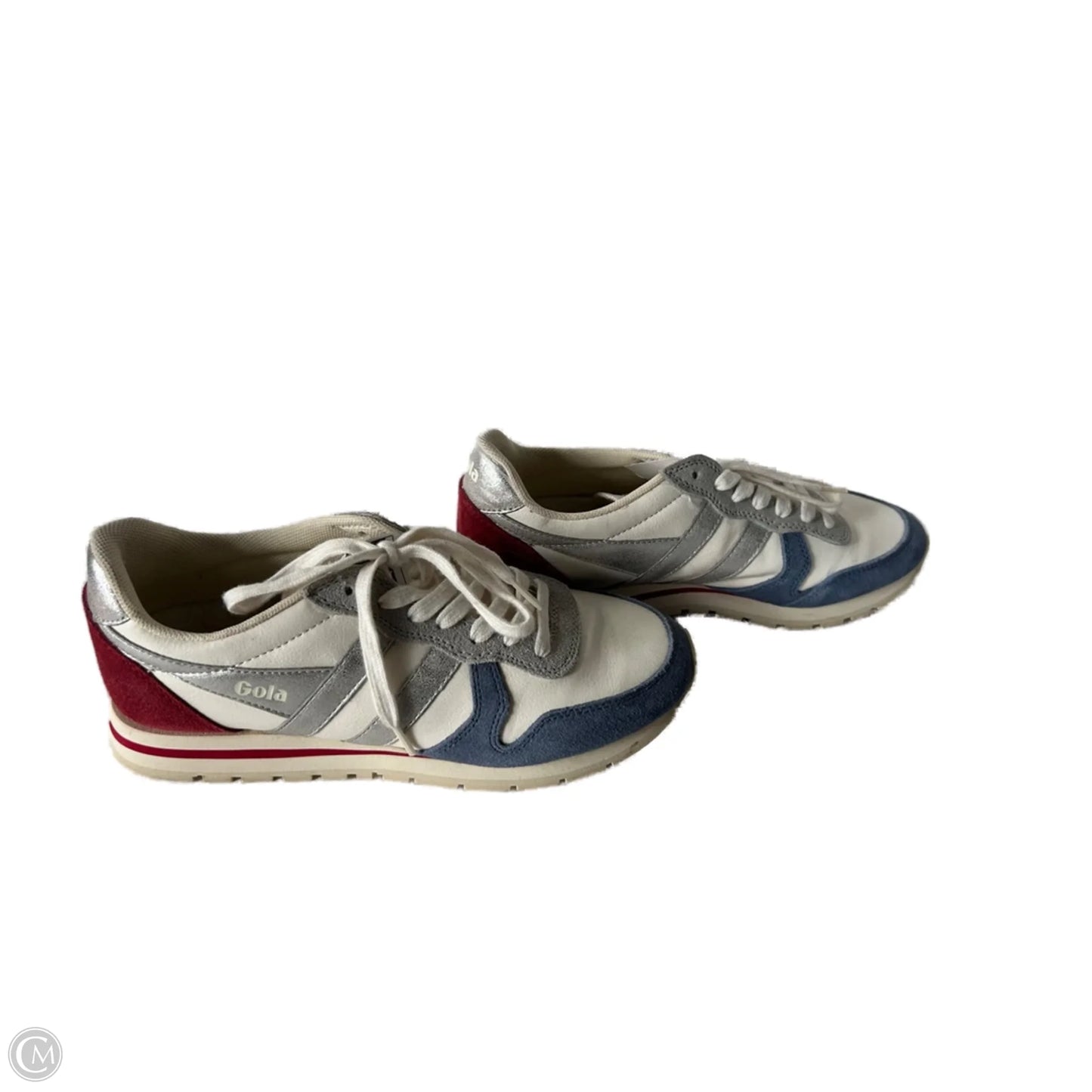 Shoes Sneakers By Gola In Blue & Red & White, Size: 7