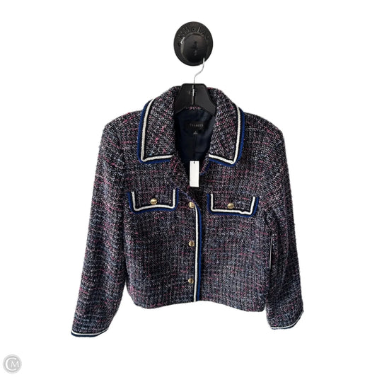 Blazer By Talbots In Blue & Pink, Size: M