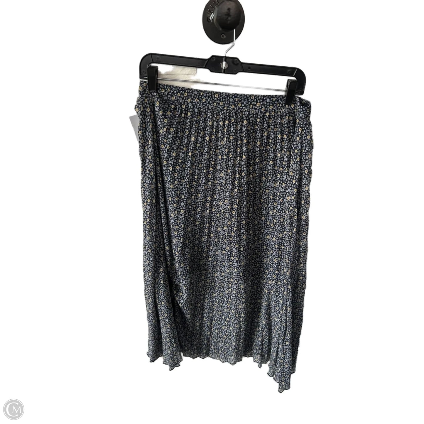 Skirt Midi By Abercrombie And Fitch In Blue & White, Size: 12