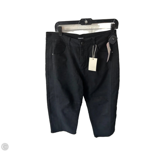 Jeans Wide Leg By Clothes Mentor In Black, Size: 12