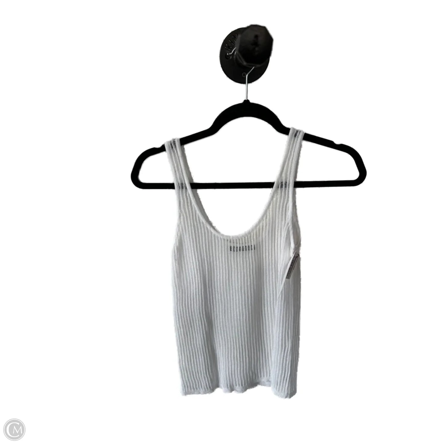 Tank Top By Zara In White, Size: M