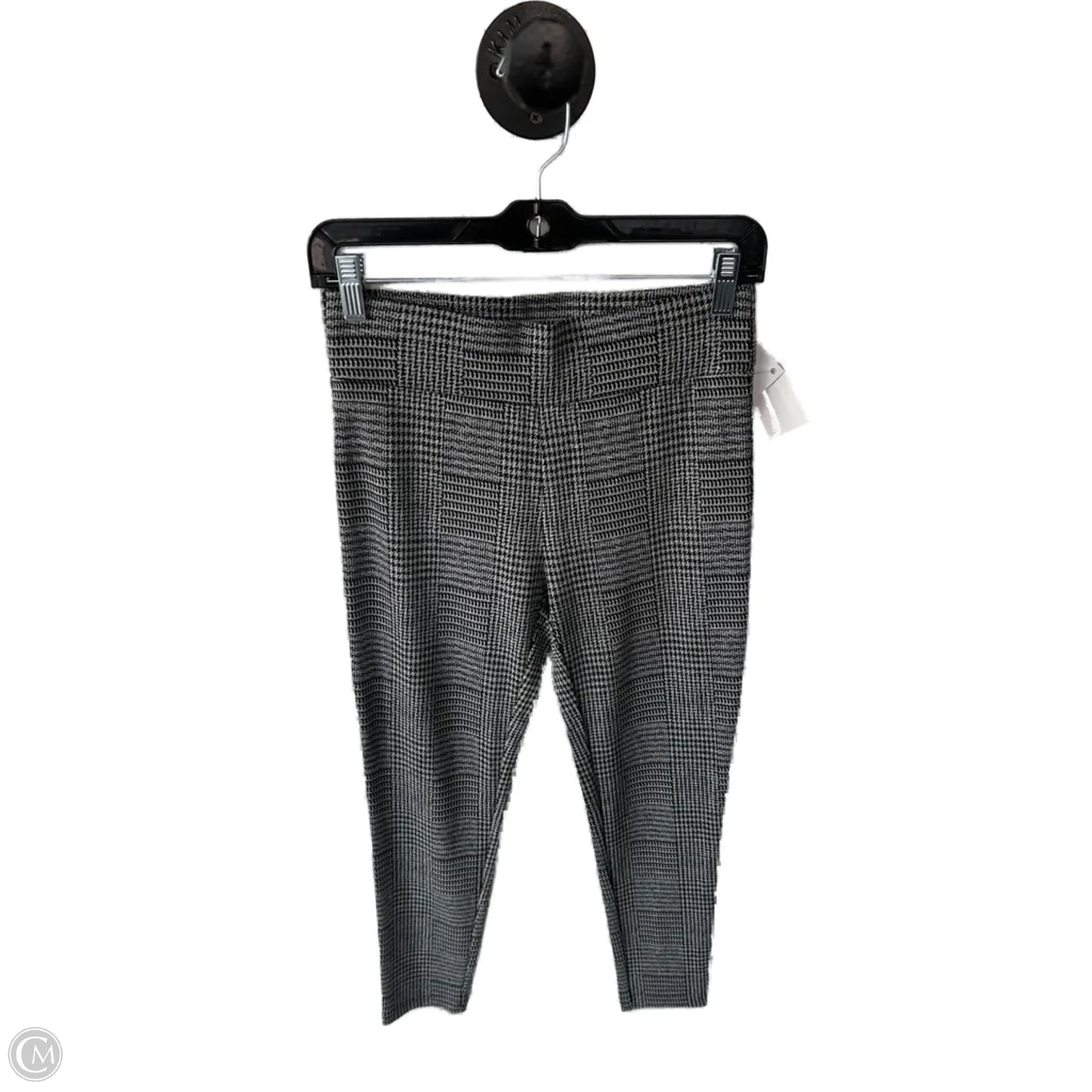Pants Leggings By Loft In Black & Grey, Size: Xsp