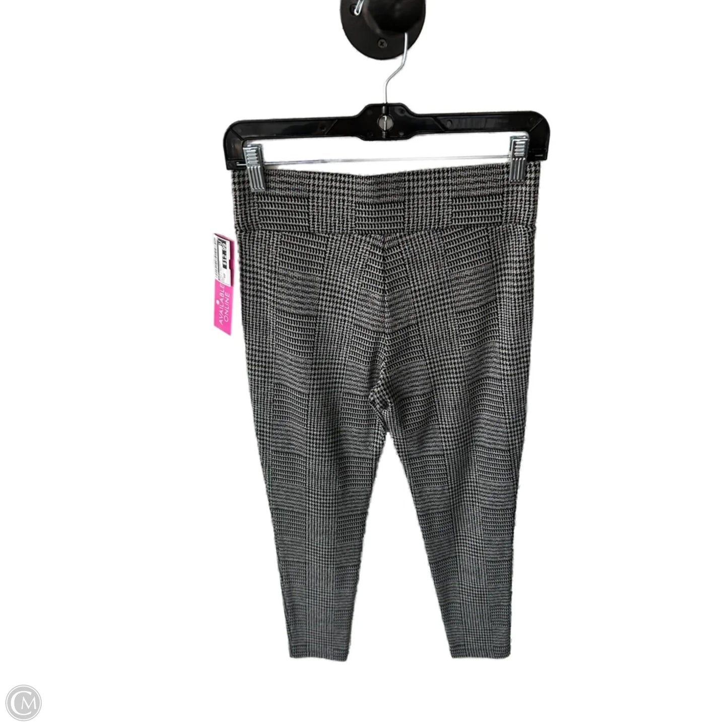 Pants Leggings By Loft In Black & Grey, Size: Xsp