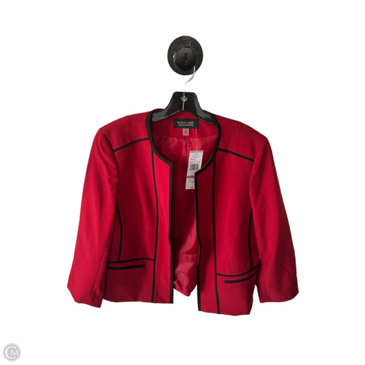 Blazer By Evan-picone In Black & Red, Size: L
