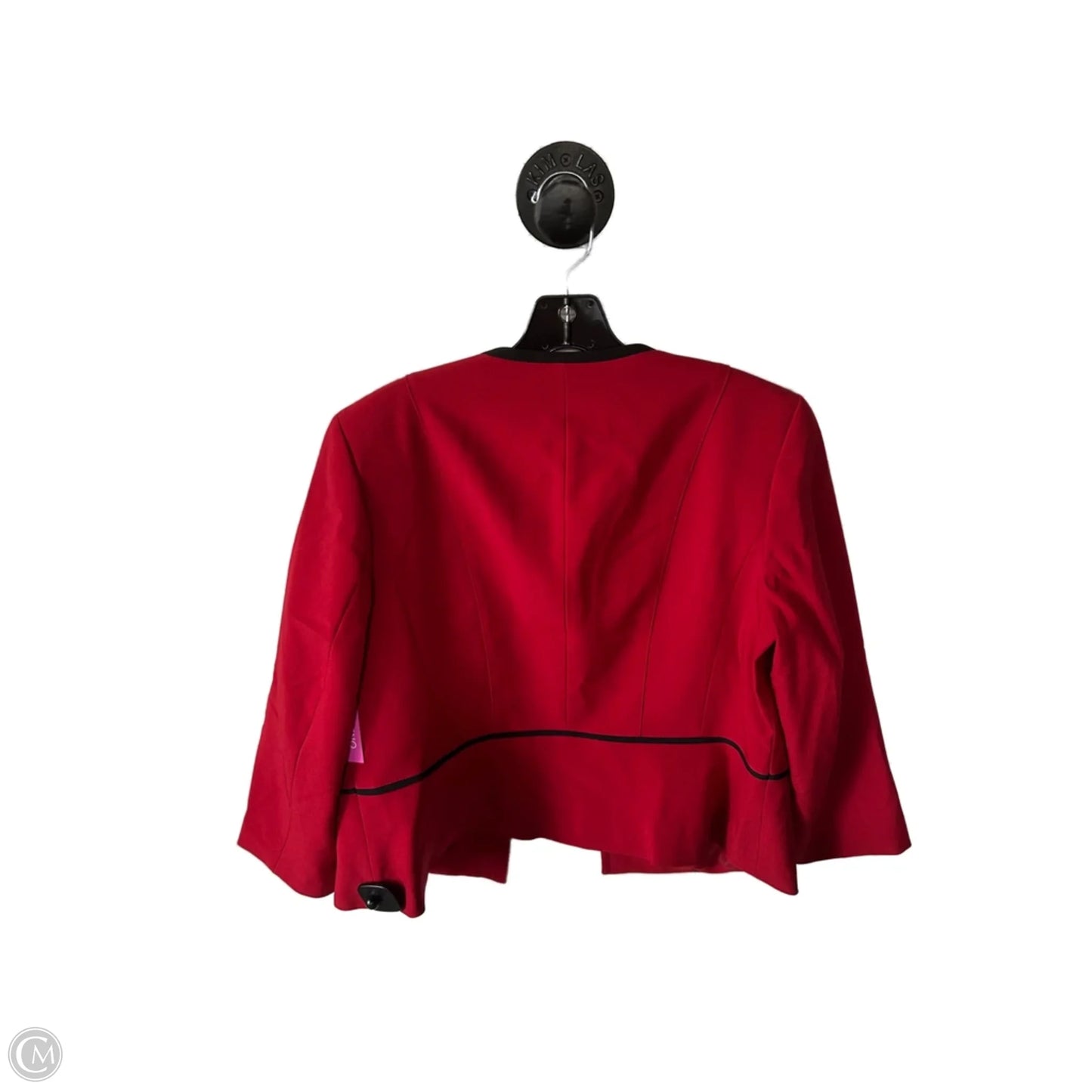 Blazer By Evan-picone In Black & Red, Size: L