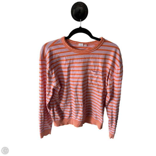 Top Long Sleeve By Gap In Orange & Purple, Size: L