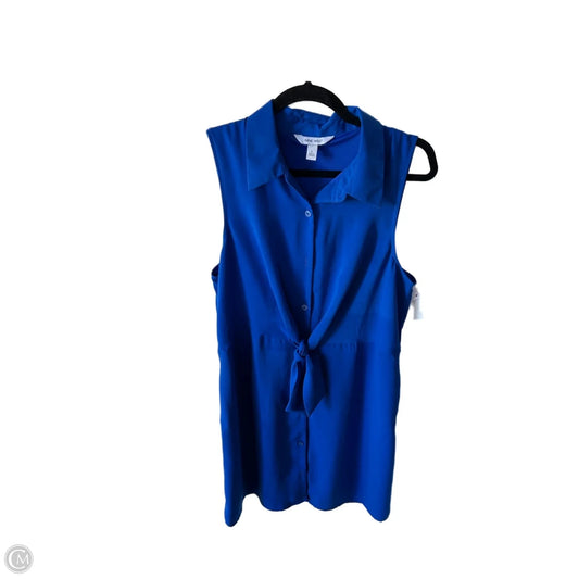 Dress Casual Short By Nine West Apparel In Blue, Size: L