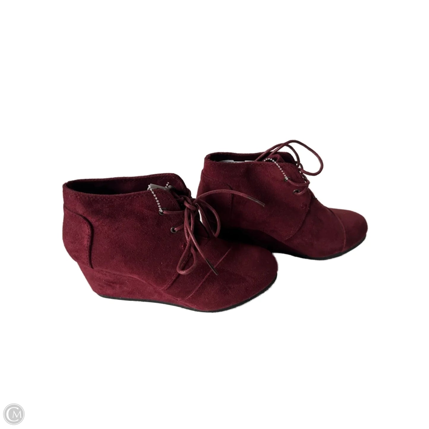 Shoes Heels Wedge By Cme In Red, Size: 5.5