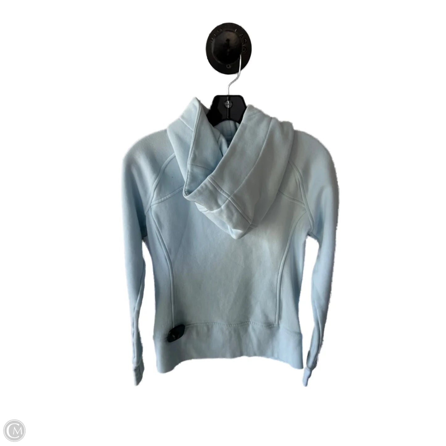 Athletic Sweatshirt Hoodie By Lululemon In Blue, Size: S