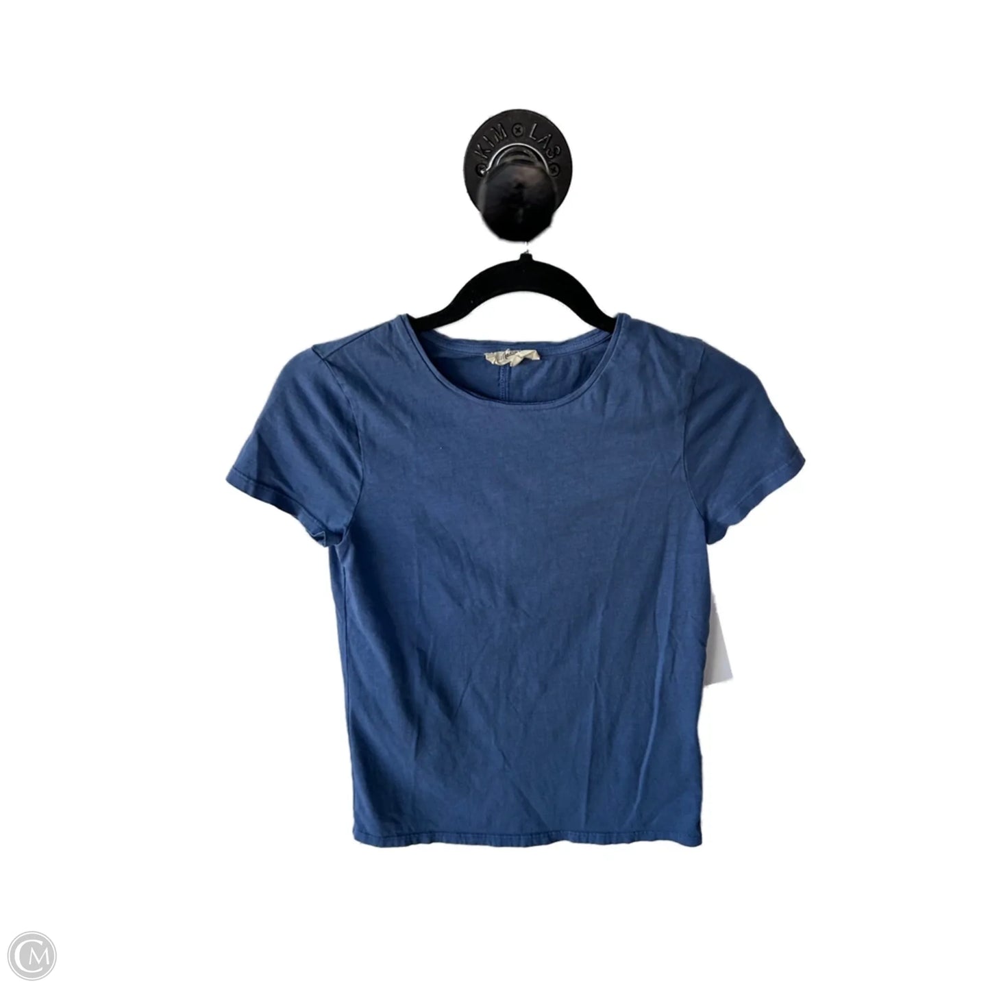 Top Short Sleeve Basic By Madewell In Blue, Size: S