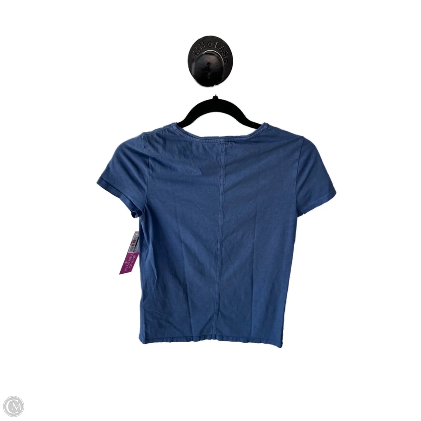 Top Short Sleeve Basic By Madewell In Blue, Size: S