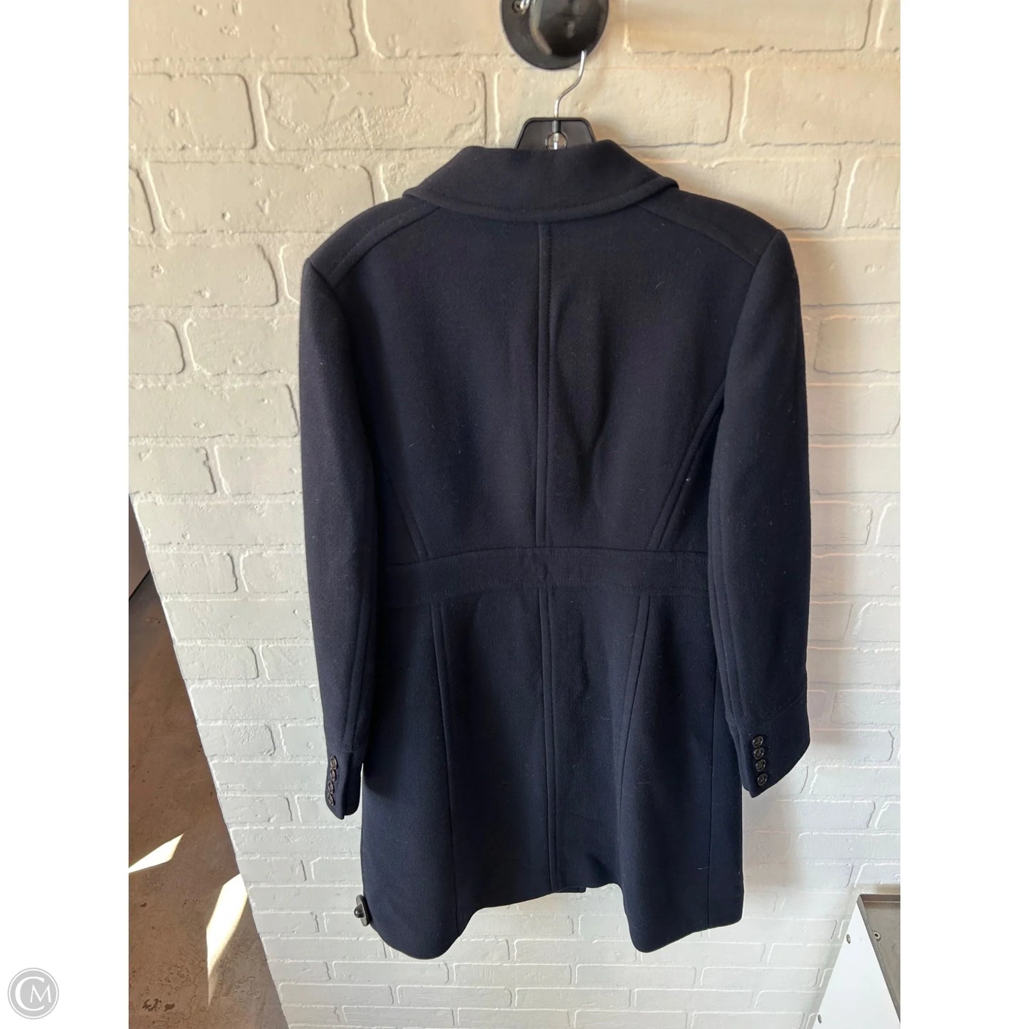 Coat Peacoat By J. Crew In Navy, Size: M