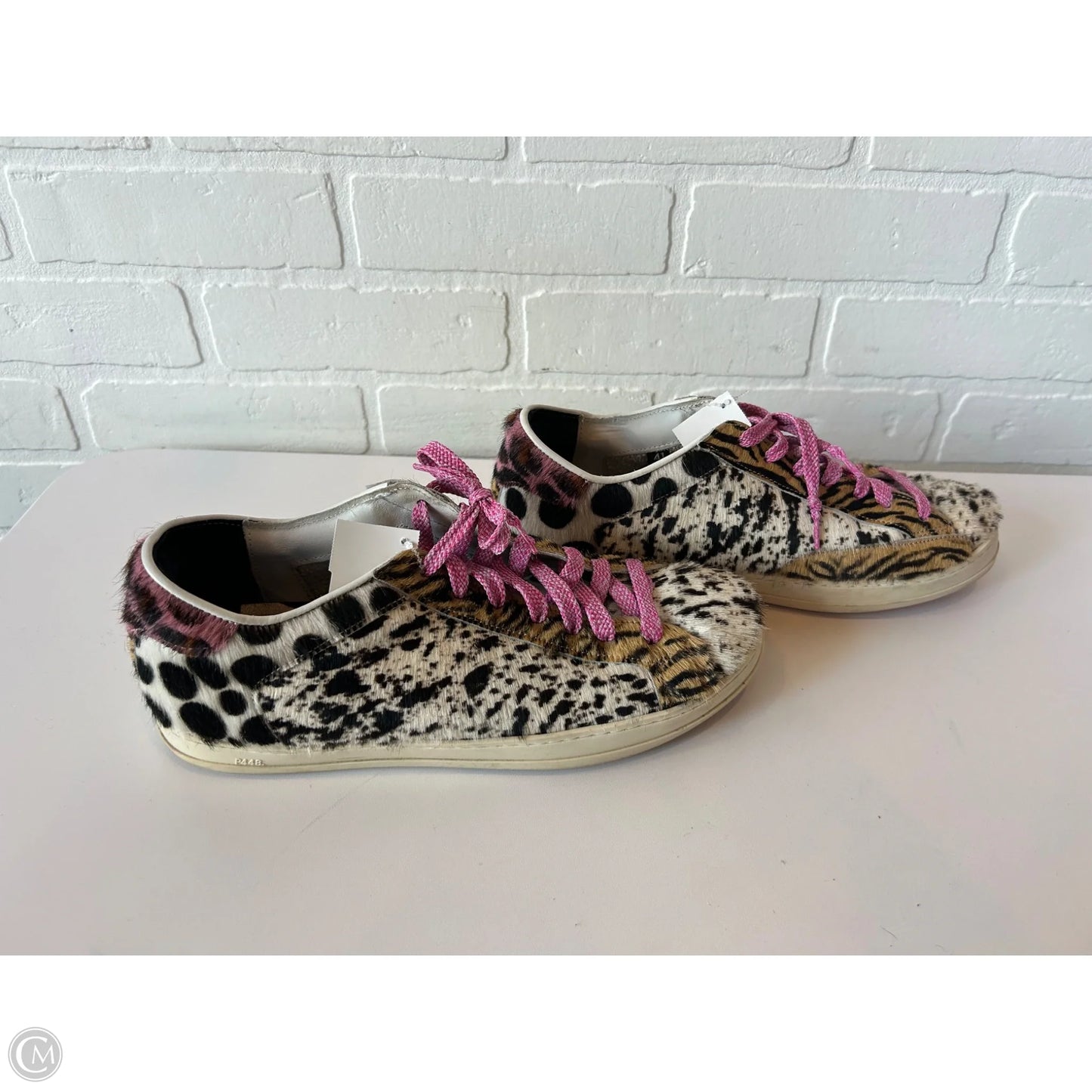 Shoes Sneakers By P448 In Animal Print, Size: 10.5