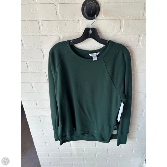 Athletic Sweatshirt Crewneck By Athleta In Green, Size: M