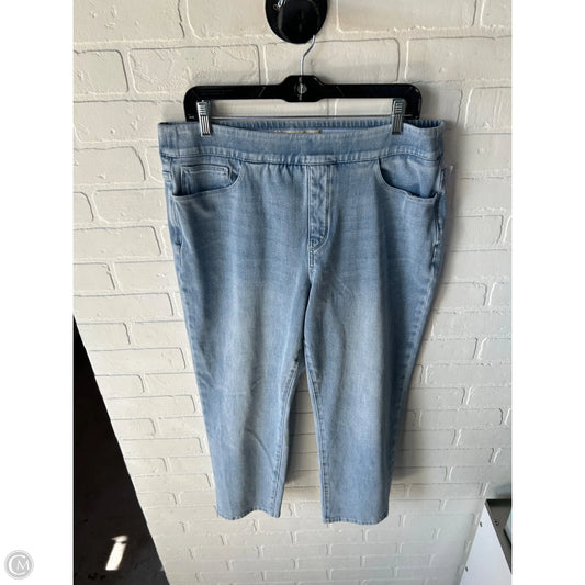 Jeans Jeggings By Soft Surroundings In Blue Denim, Size: 12