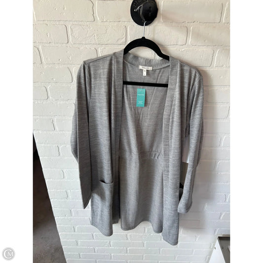 Sweater Cardigan By Maurices In Grey, Size: L