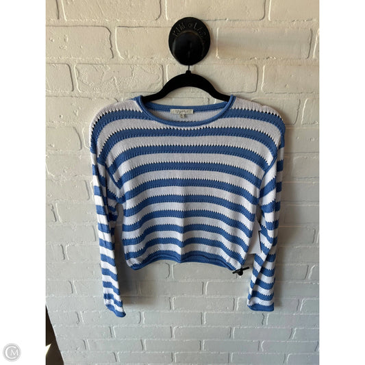 Sweater By Z Supply In Blue & White, Size: Xs