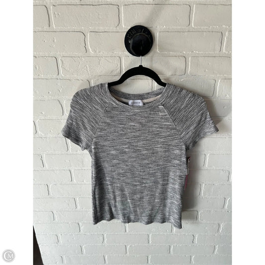 Top Short Sleeve Basic By Evereve In Grey, Size: S