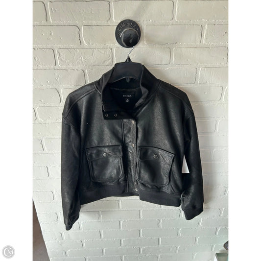 Jacket Moto By Evereve In Black, Size: S