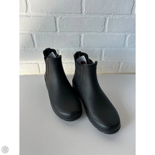 Boots Ankle Flats By Hunter In Black, Size: 6