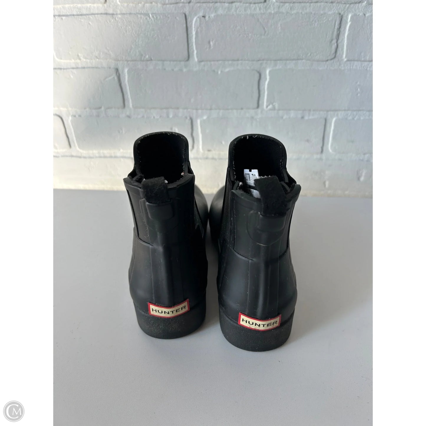 Boots Ankle Flats By Hunter In Black, Size: 6
