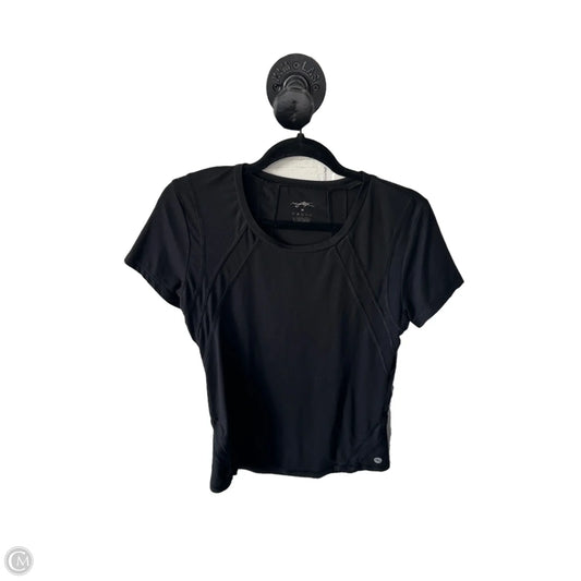 Athletic Top Short Sleeve By Gottex In Black, Size: M