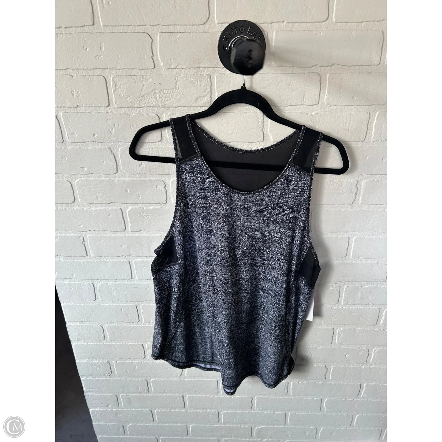 Athletic Tank Top By Lululemon In Black, Size: L