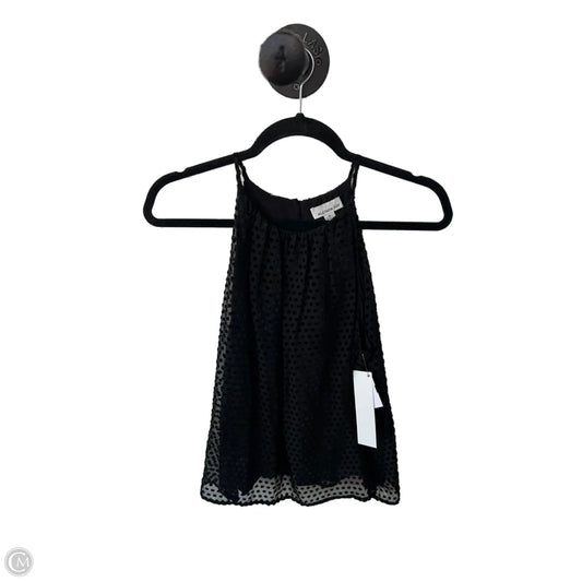 Top Sleeveless By Allison Joy In Black, Size: S