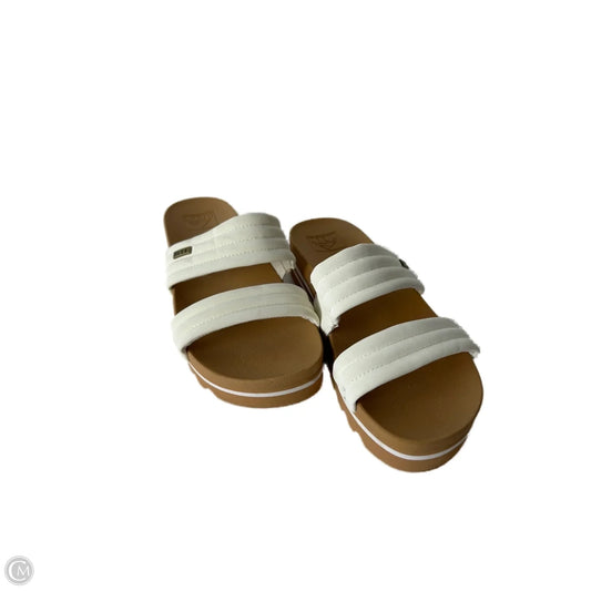 Sandals Flats By Reef In White, Size: 8